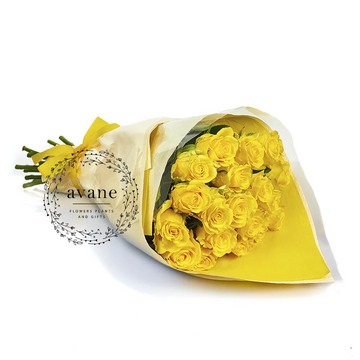 Valentine's Day Yellow Roses