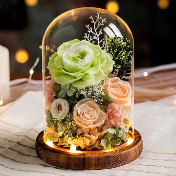 Preserved Flower in Glass Dome Ball