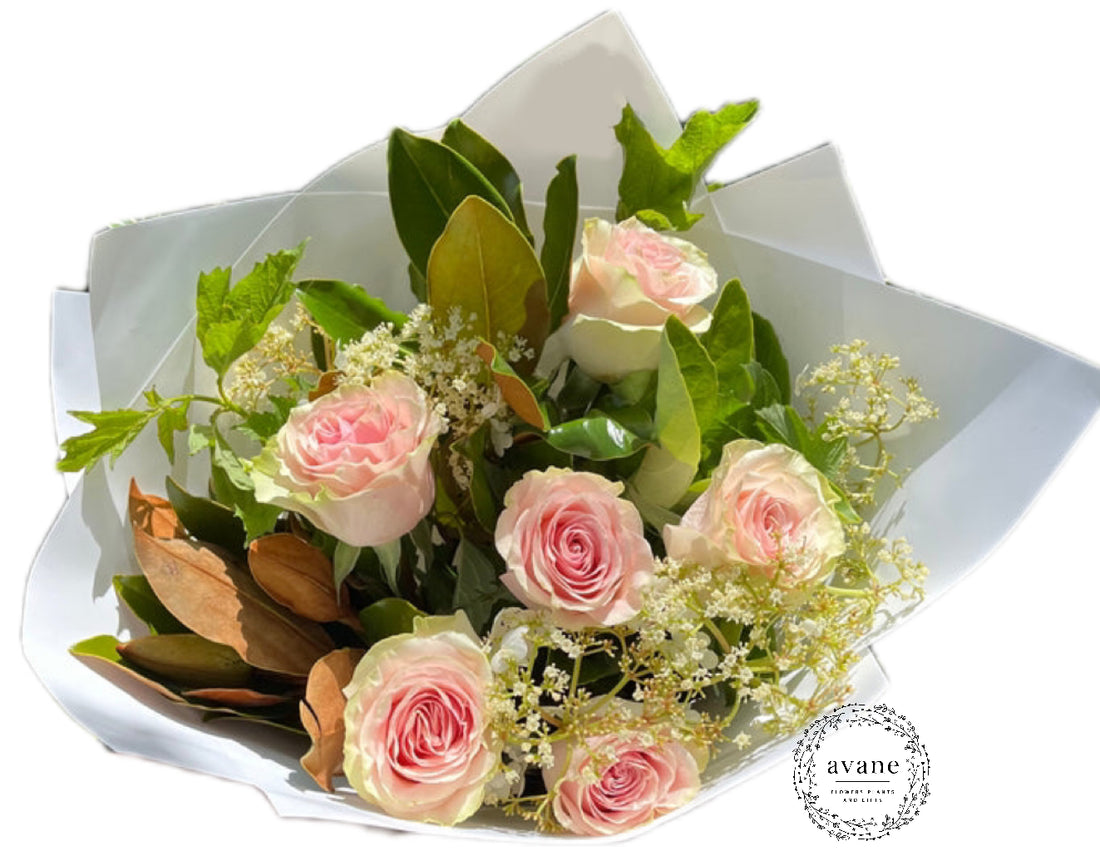 Half Dozen Rose Bouquet